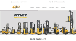Desktop Screenshot of eforforklift.com