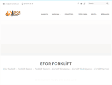 Tablet Screenshot of eforforklift.com